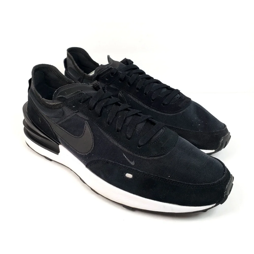 Nike Waffle One Mens Size 13 Black White Athletic Sneaker Shoes DA7995-001
